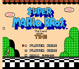 Super Mario Bros 3 - The Land After Time Title Screen